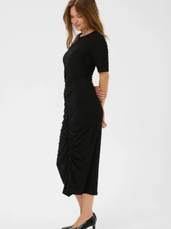 Culture Damen Kleid CUskya in schwarz
