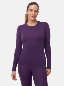 DANISH ENDURANCE Damen Langarmshirt in lila