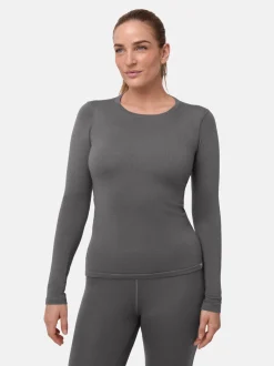 DANISH ENDURANCE Damen Langarmshirt in grau