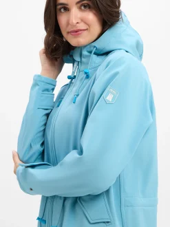 Derbe Damen Funktionsjacke - Friese Island in hellblau