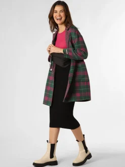 Designers Remix Damen Rock in schwarz - Länge: midi