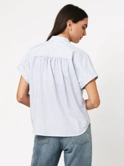 DESOTO Damen Bluse - Florine in hellblau