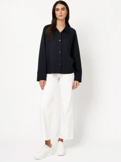 DESOTO Damen Hemdjacke - Sina in blau
