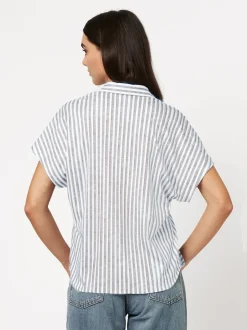 DESOTO Damen Jerseybluse - Florine in hellblau