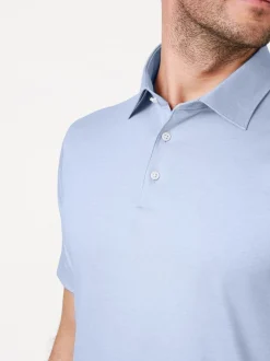 DESOTO Herren Poloshirt in hellblau - Ärmel: kurzarm