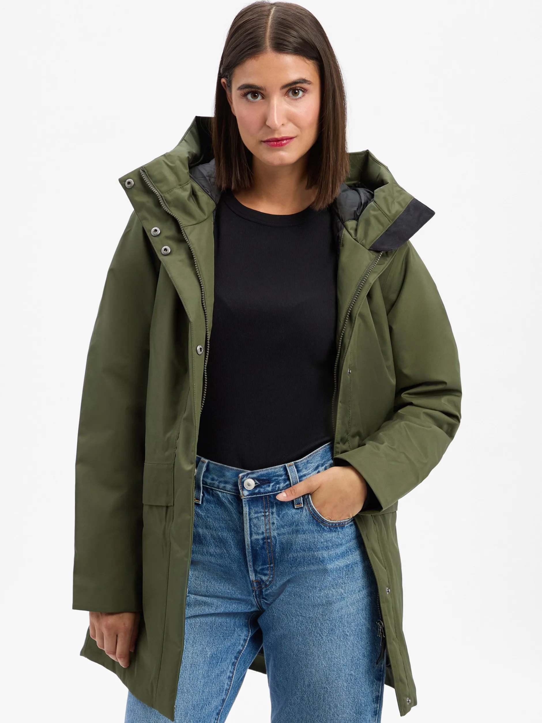 Didriksons Damen Funktionsjacke - Casja in khaki