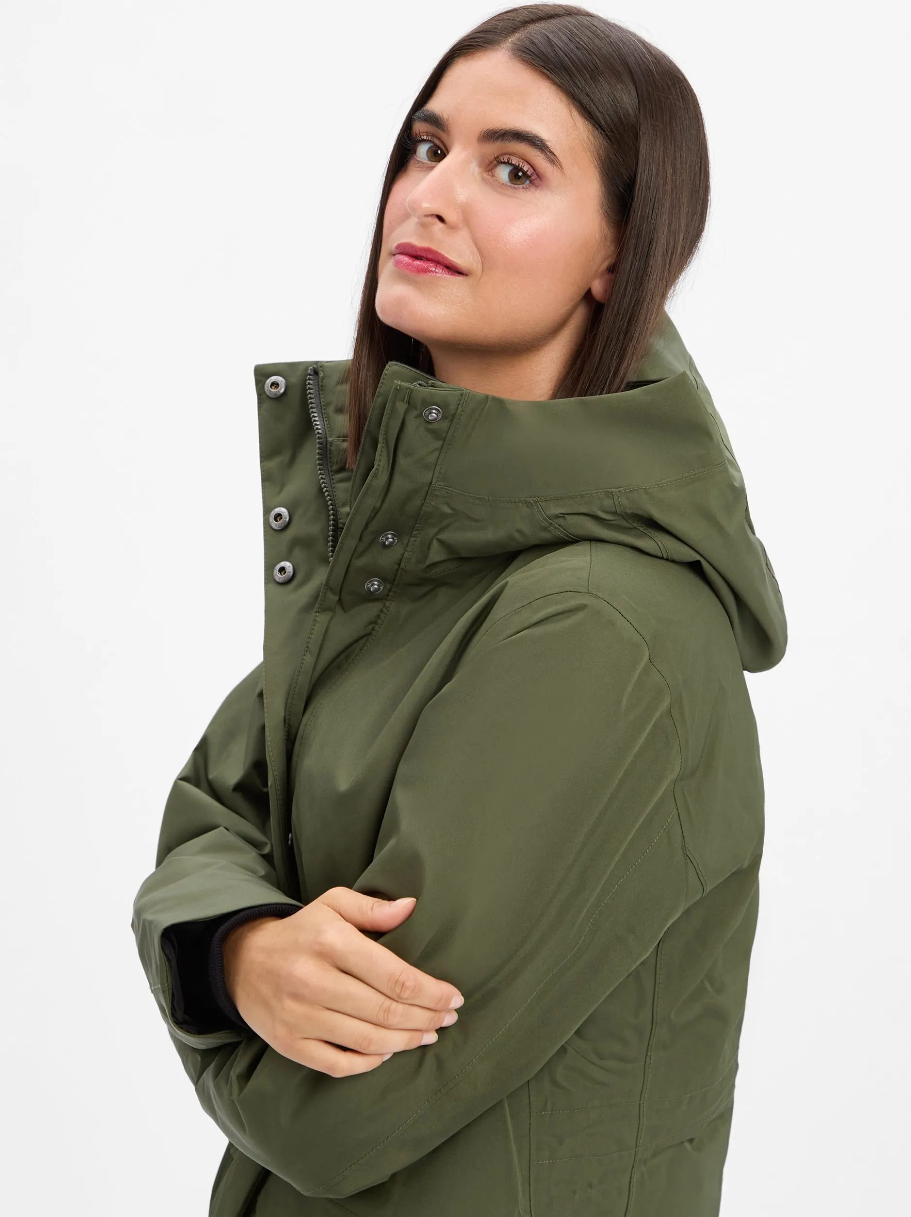 Didriksons Damen Funktionsjacke - Casja in khaki