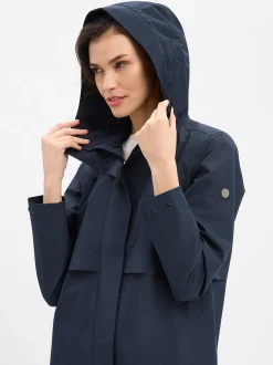 Didriksons Damen Regenjacke in marine
