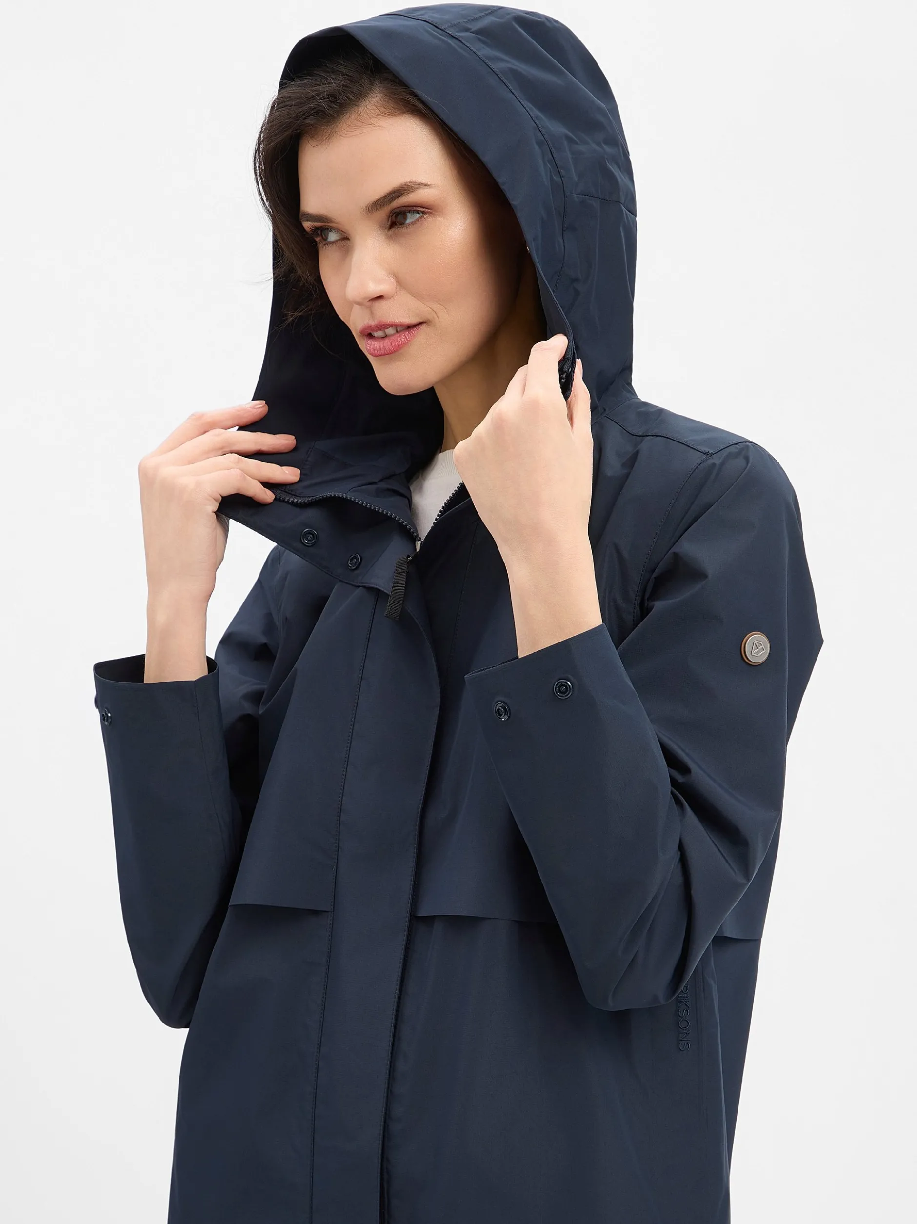 Didriksons Damen Regenjacke in marine