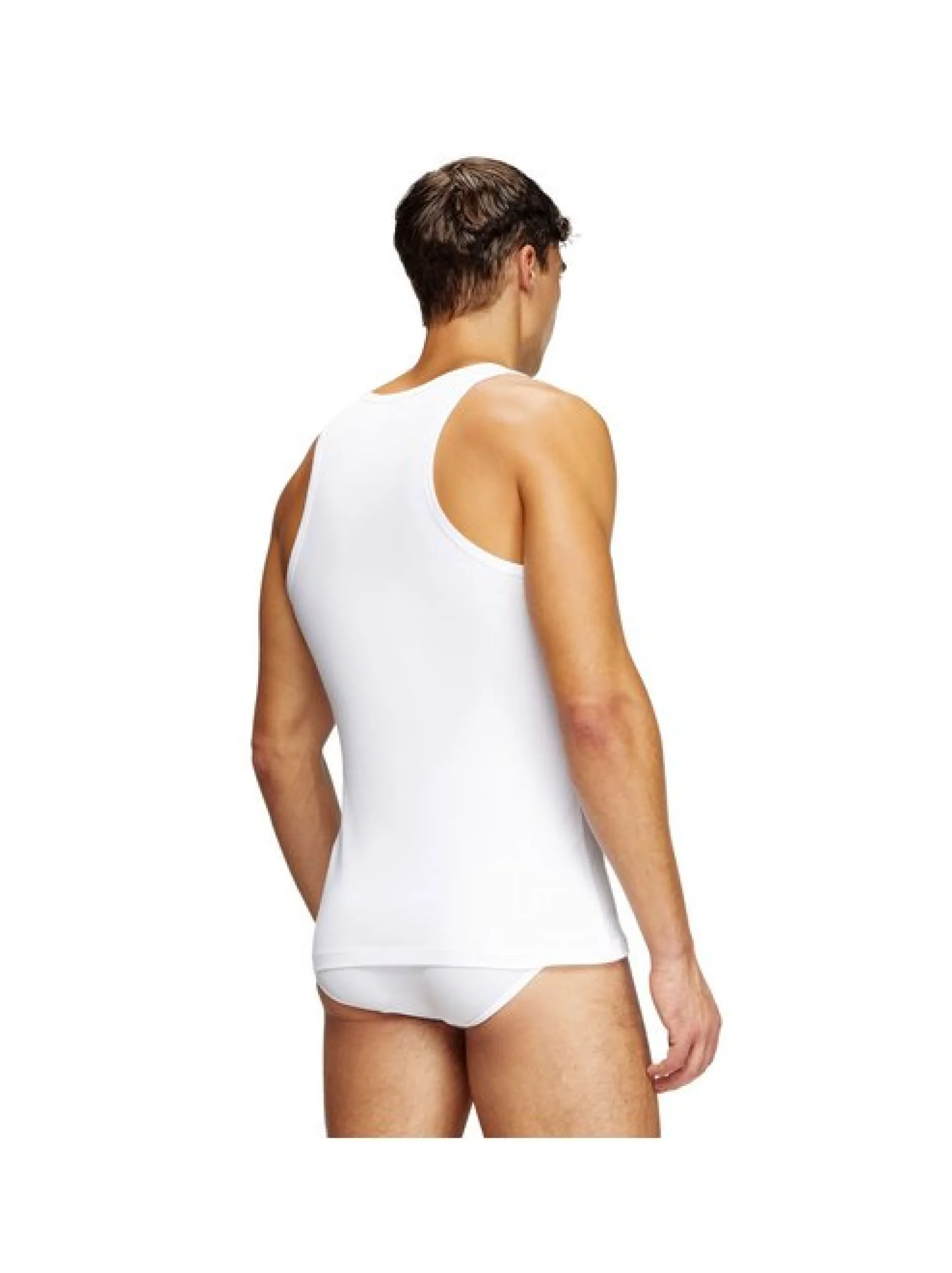 Diesel Herren Unterhemd 4er Pack in weiß