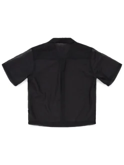 Dr. Denim Damen Hemdbluse – Hollow in schwarz