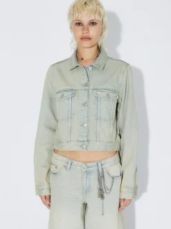 Dr. Denim Damen Jacke – Becky in bleached