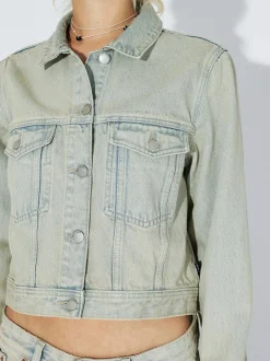 Dr. Denim Damen Jacke – Becky in bleached
