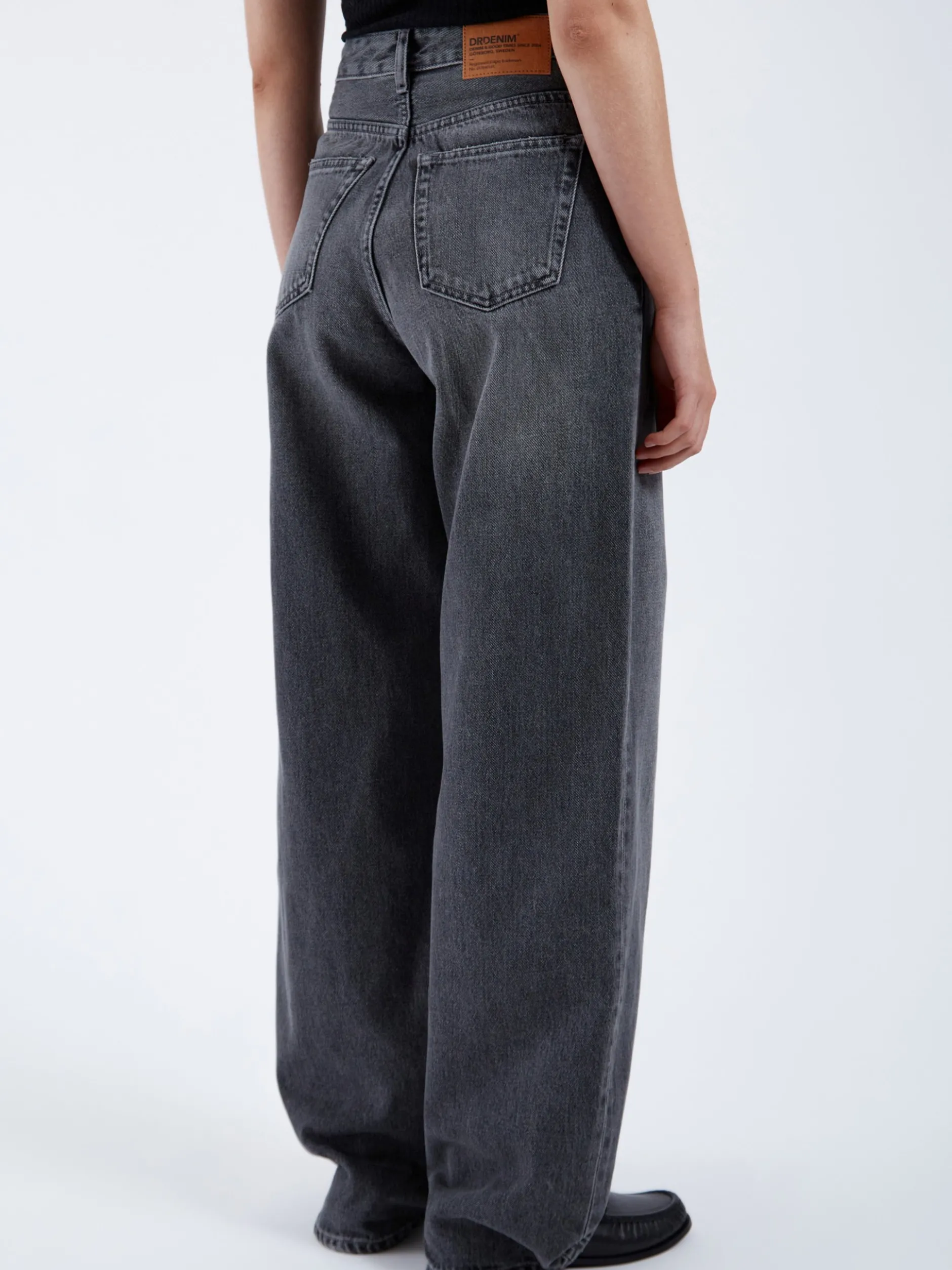 Dr. Denim Damen Jeans – Donna High Relaxed Jeans in grau