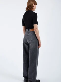 Dr. Denim Damen Jeans – Donna High Relaxed Jeans in grau