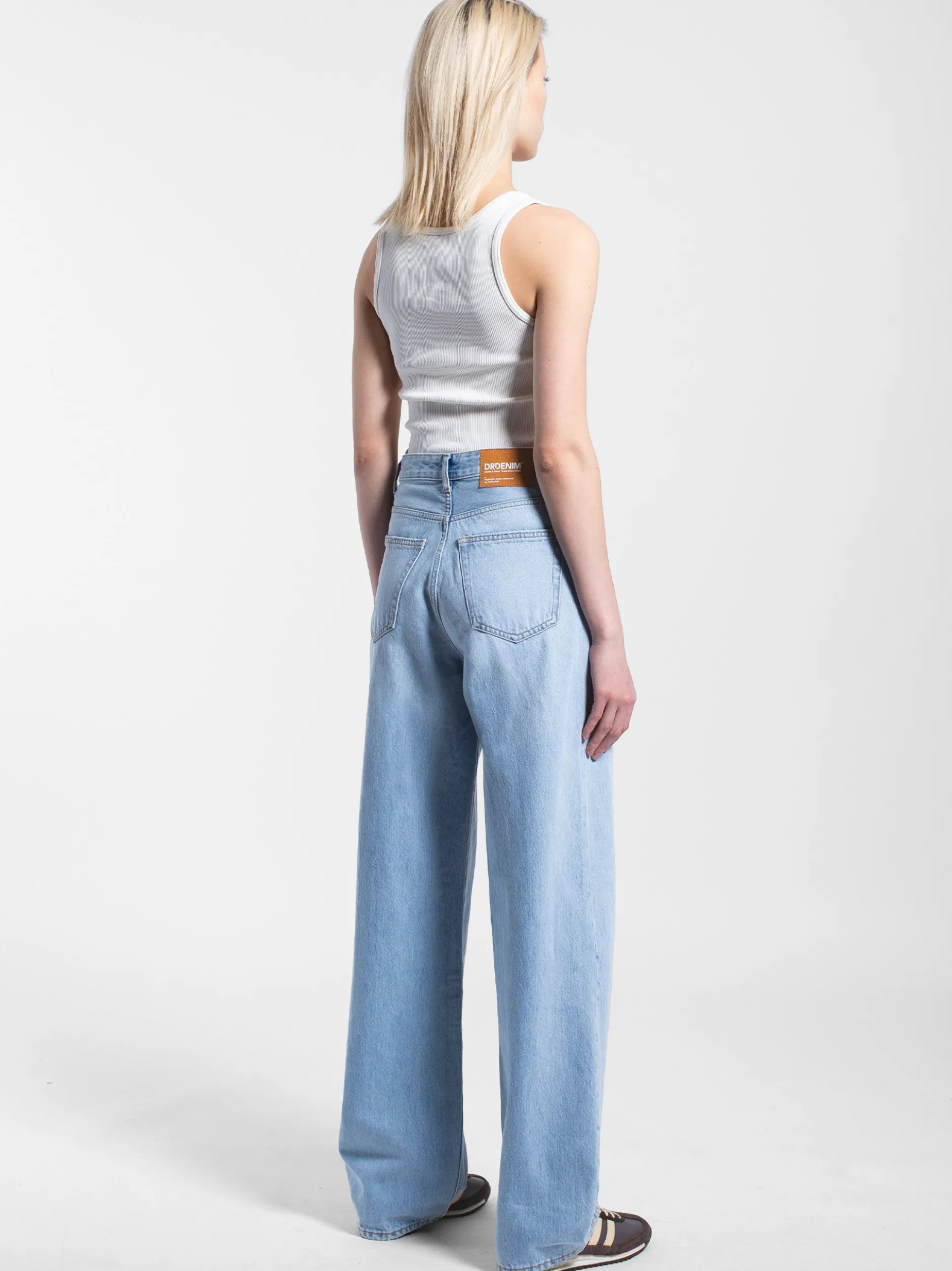 Dr. Denim Damen Jeans – Donna High Relaxed Jeans in bleached