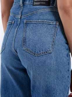 Dr. Denim Damen Jeans – Echo High Straight in medium stone
