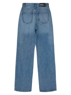 Dr. Denim Damen Jeans – Echo High Straight in medium stone