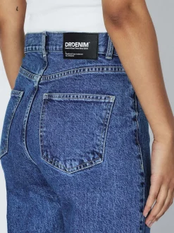 Dr. Denim Damen Jeans – Echo High Straight in medium stone