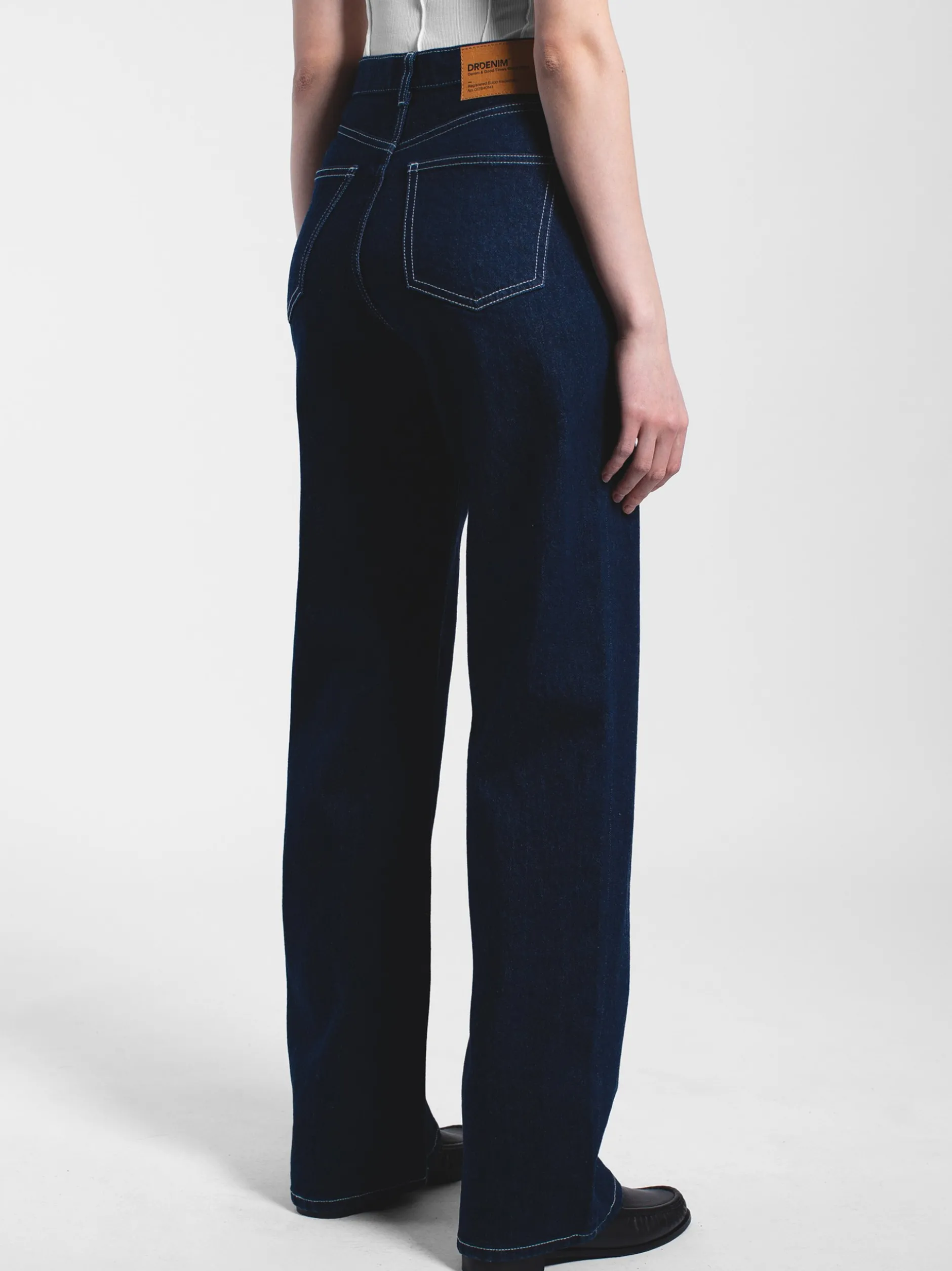 Dr. Denim Damen Jeans – Echo High Straight in rinsed