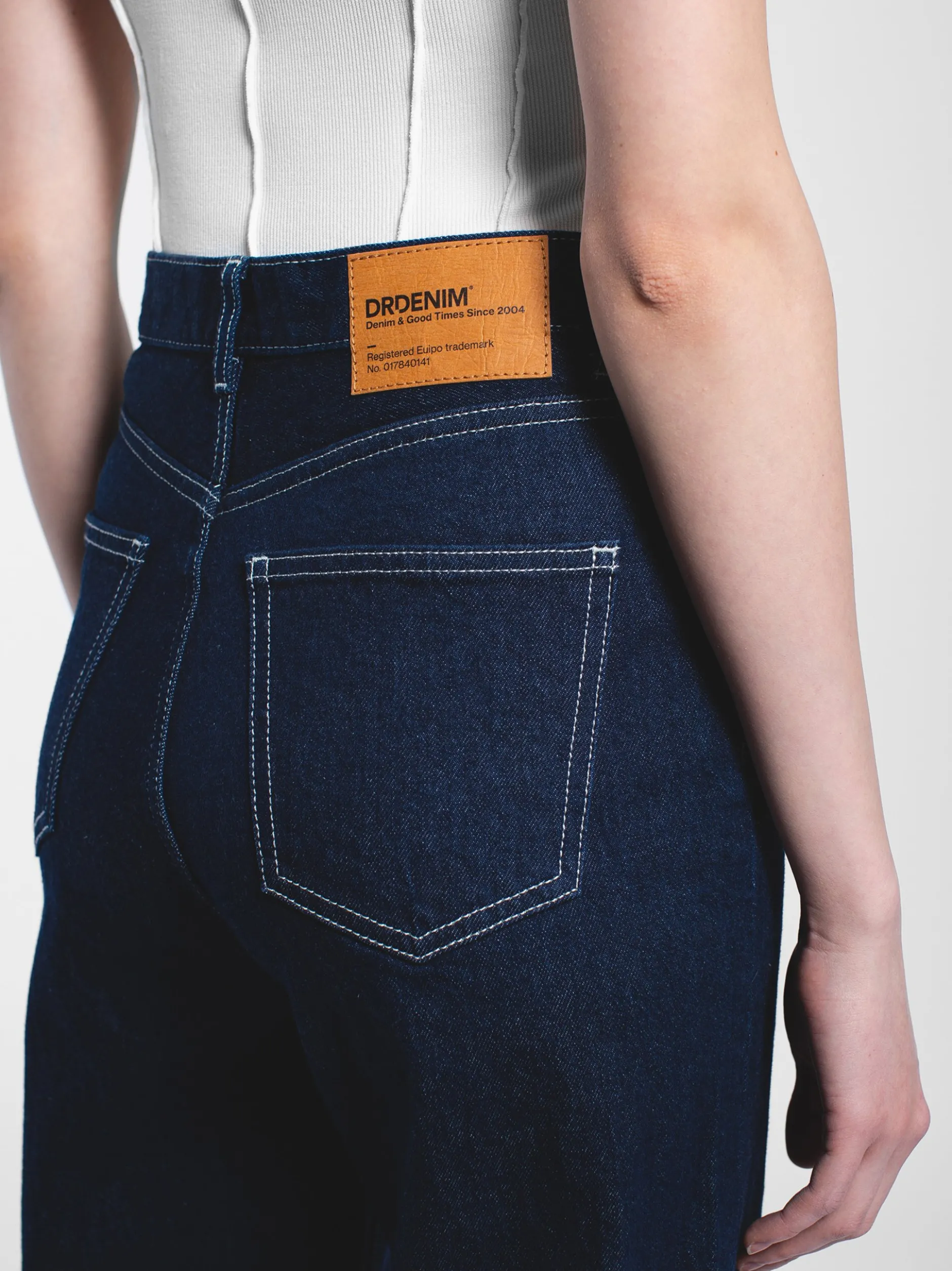 Dr. Denim Damen Jeans – Echo High Straight in rinsed