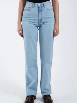Dr. Denim Damen Jeans – Echo High Straight in bleached