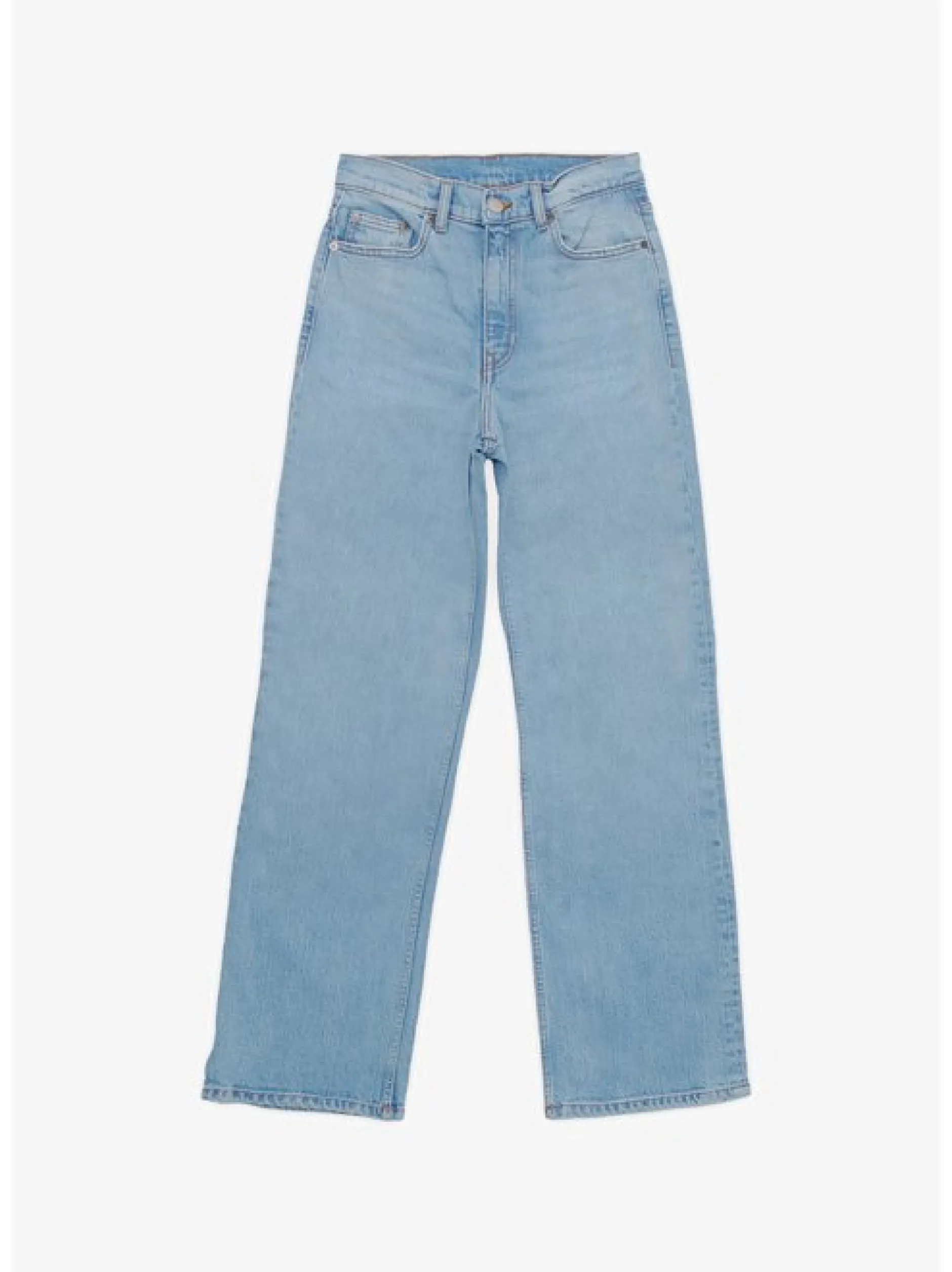 Dr. Denim Damen Jeans – Echo High Straight in bleached
