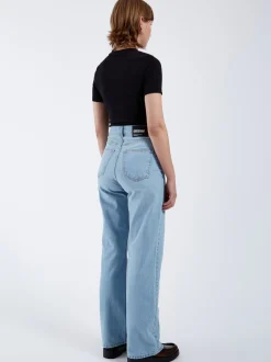 Dr. Denim Damen Jeans – Echo High Straight in bleached