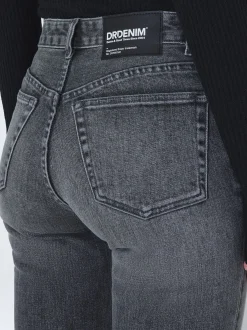 Dr. Denim Damen Jeans – Elba Mid Bootcut in grau