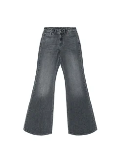 Dr. Denim Damen Jeans – Elba Mid Bootcut in grau
