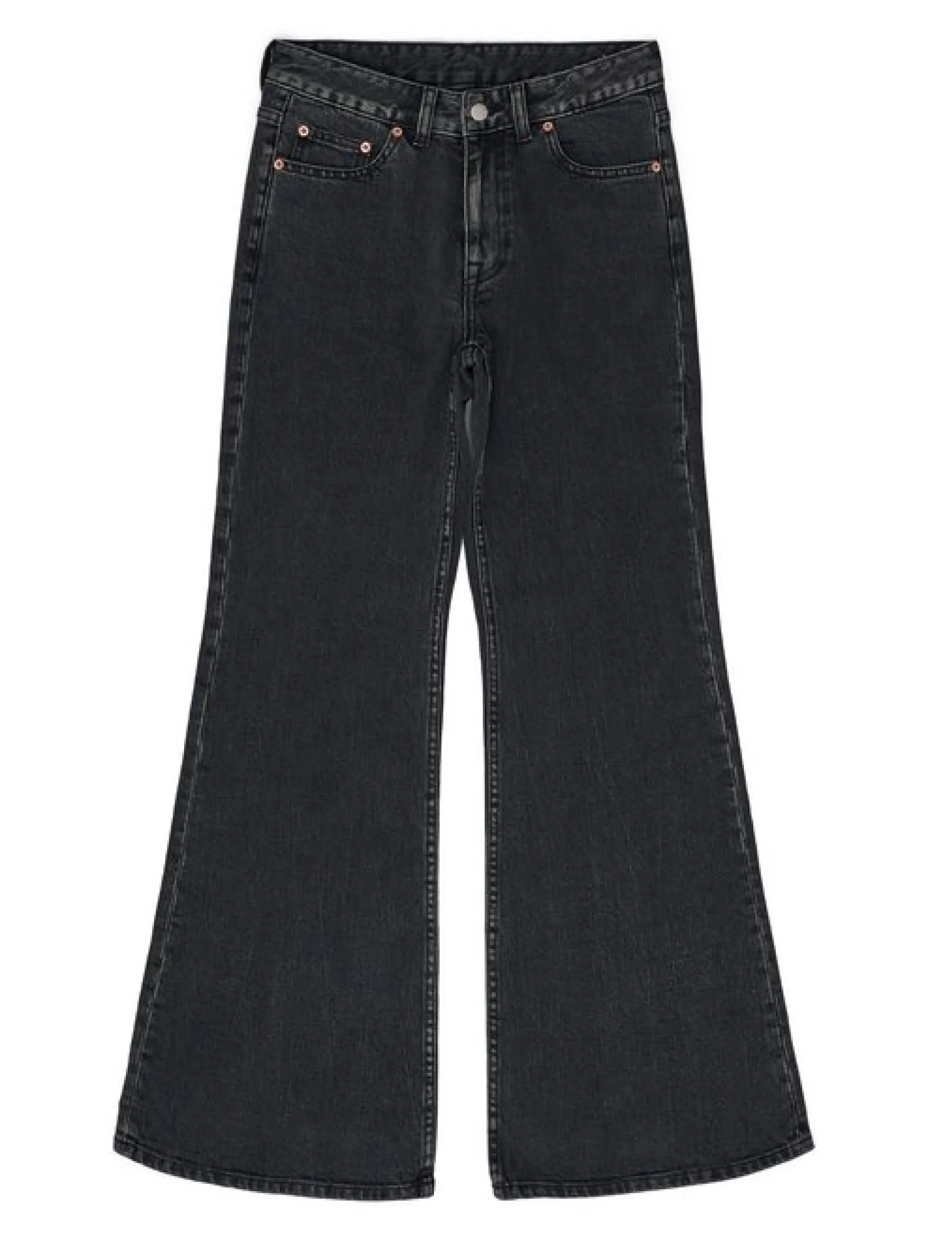 Dr. Denim Damen Jeans – Elba Mid Bootcut in schwarz