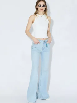 Dr. Denim Damen Jeans – Elba Mid Bootcut in bleached