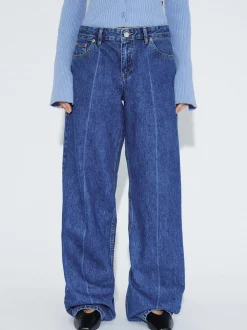 Dr. Denim Damen Jeans – Hill Low Relaxed Jeans in medium stone