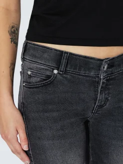 Dr. Denim Damen Jeans – Kily Low Bootcut in grau
