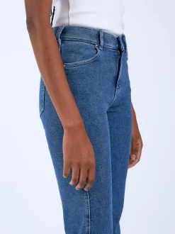Dr. Denim Damen Jeans – Lexy Straight in medium stone