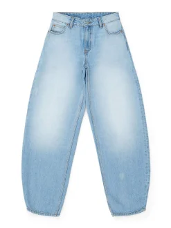 Dr. Denim Damen Jeans – Nanci Mid Barrel in bleached