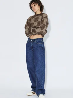 Dr. Denim Damen Jeans – Nika Mid Straight in denim