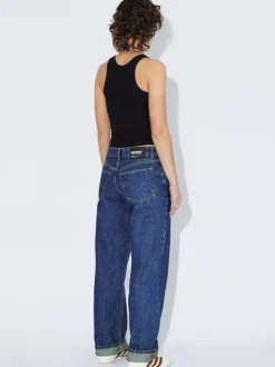 Dr. Denim Damen Jeans – Nika Mid Straight in denim