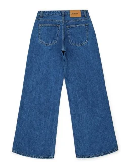 Dr. Denim Damen Jeans – Rhue Low Wide Jeans in medium stone