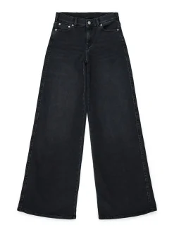 Dr. Denim Damen Jeans – Zila Mid Wide in schwarz