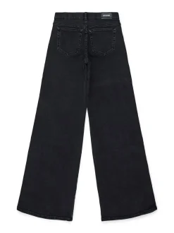 Dr. Denim Damen Jeans – Zila Mid Wide in schwarz