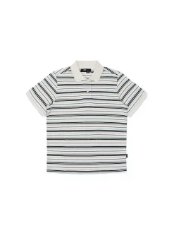 Dr. Denim Damen Polo – Jade SS Polo in beige mehrfarbig
