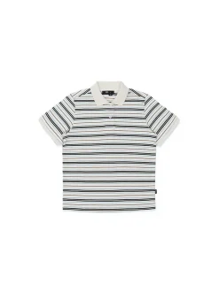 Dr. Denim Damen Polo – Jade SS Polo in beige mehrfarbig
