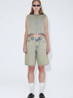 Dr. Denim Damen Shorts – Asra in gelb
