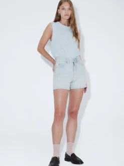 Dr. Denim Damen Shorts – Nora in bleached