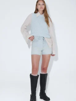 Dr. Denim Damen Shorts – Nora in bleached