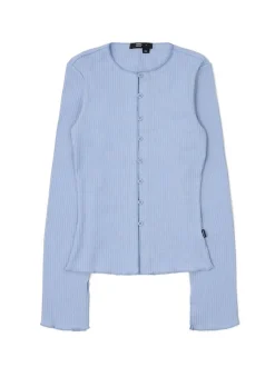 Dr. Denim Damen Strickjacke – Erica in blau