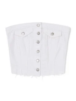 Dr. Denim Damen Top – Carli Tube in weiß