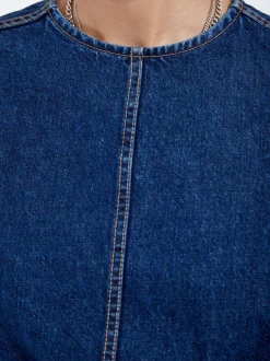 Dr. Denim Damen Top – Erin Top in denim
