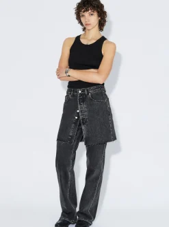Dr. Denim Damen Top – Mella in schwarz